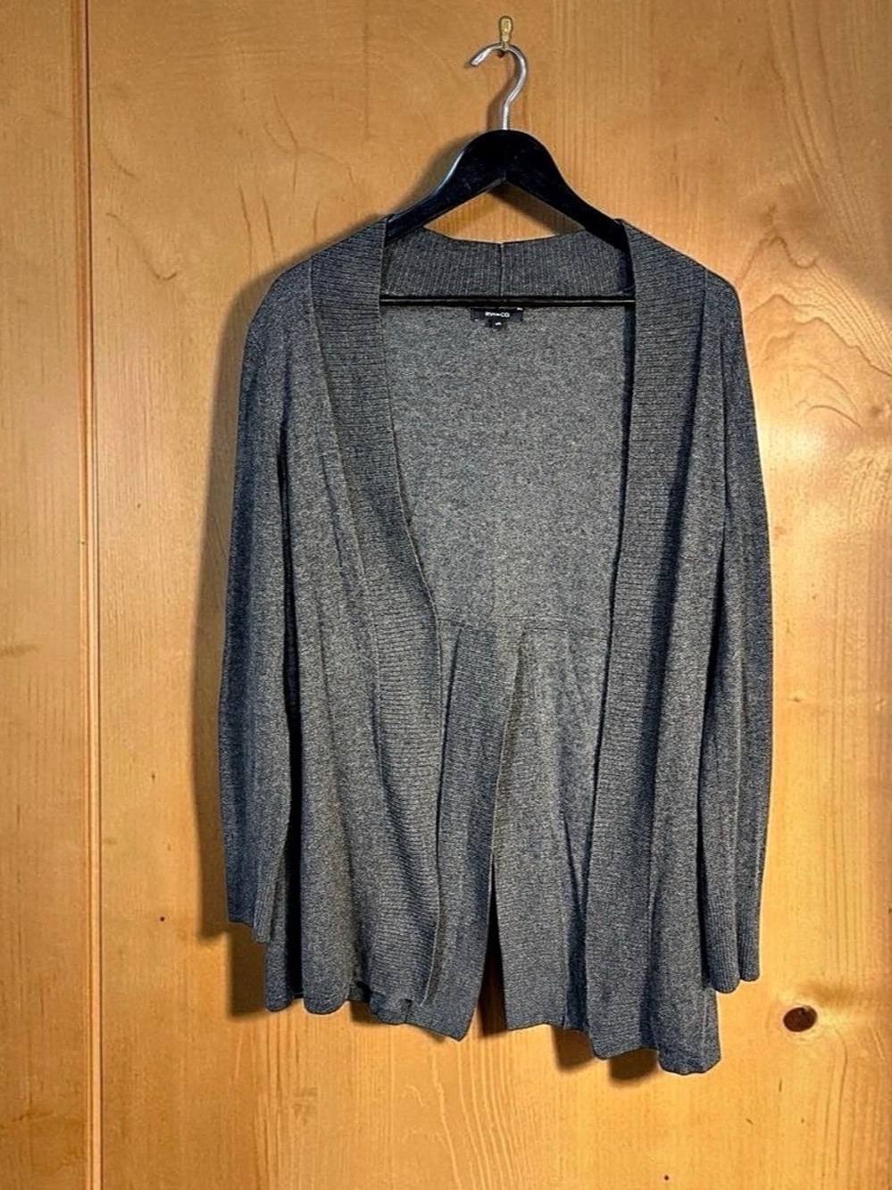 RW&CO. Gray Open Front Cardigan Size L